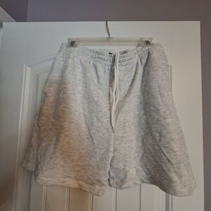 XL Women's Gray Lazy Pants Shorts
